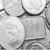 silver coin & bar